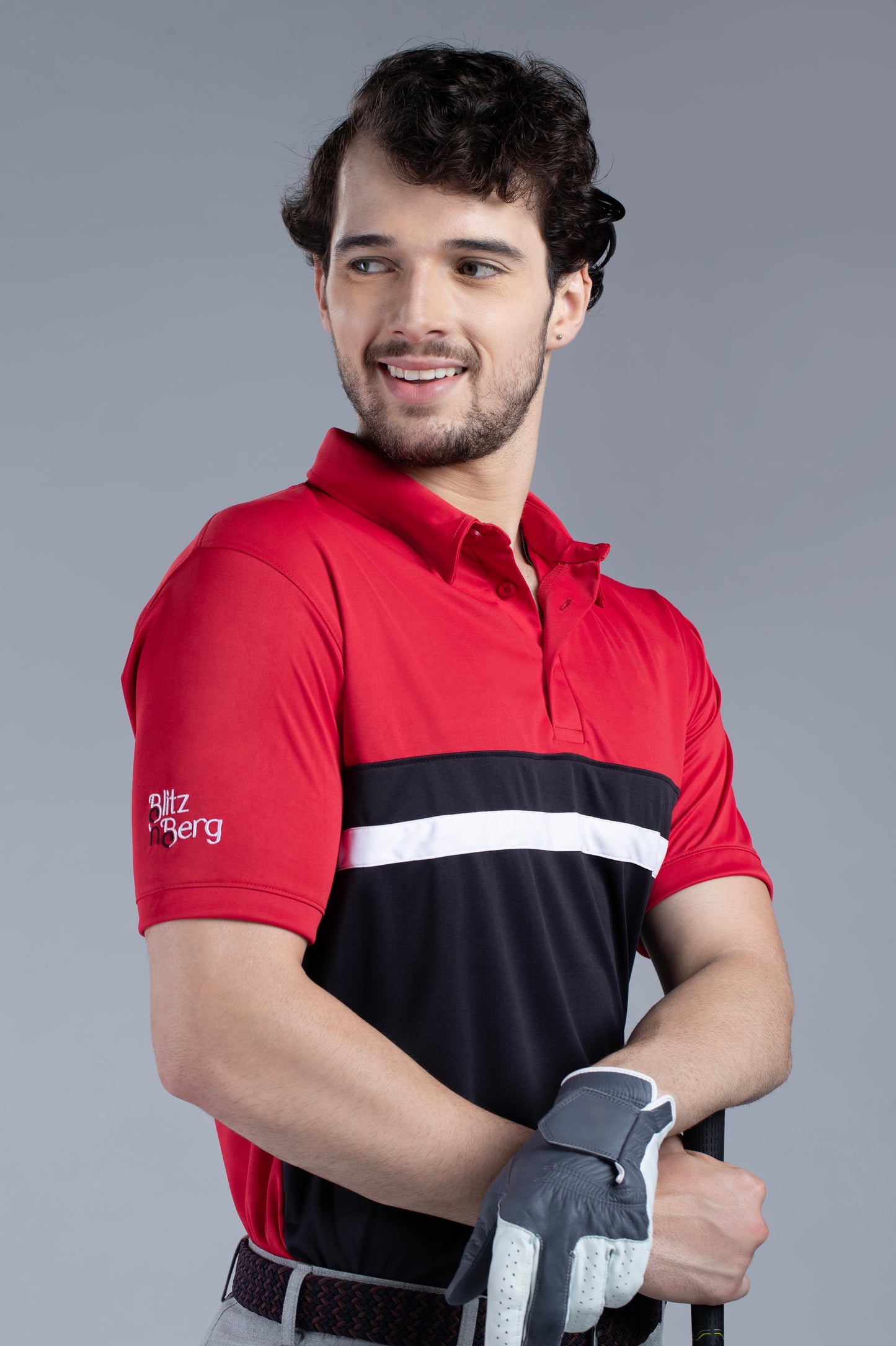 Red Rage Men's Short Sleeve Polo T-Shirt